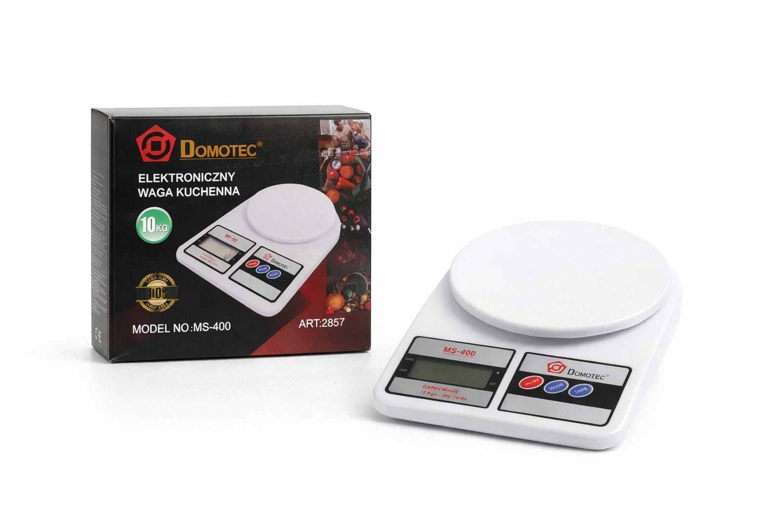 Digitale Küchenwaage rund (10 kg)